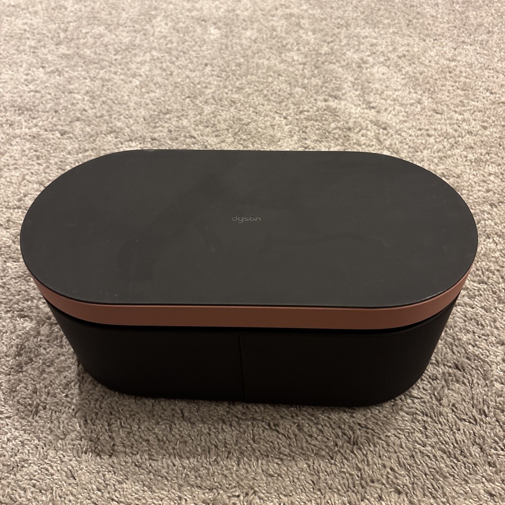 Genuine Dyson Airwrap Presentation Case Organizer Box Only Black and Pink Color